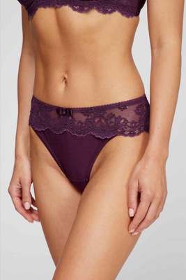 Brazilian lace panties amethyst VENEZIA 3478, Dark purple, L