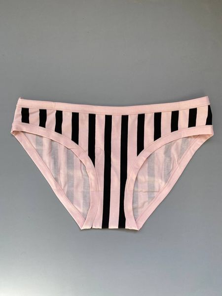 Briefs pink striped cotton 200-30 Obrana, Pink, 44