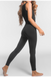 Leggings (leggings) made of sports microfiber with a high corrective fit anthracite Clavel Luna LS005b, Антрацит, S