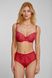 Bra with removable P-up based on padded cups red MEMORY Kleo 3495, Red, 75B