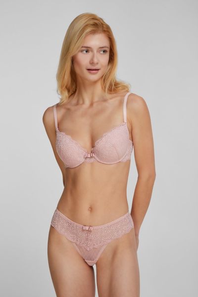P-up bra with open neckline pink MEMORY Kleo 3470.00.01, Pink, 70B