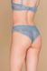 Lingerie set with a soft bra made of delicate lace and panties Brazilian jeans Obrana 807-057/807-22, Blue, 85D
