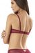 Bra molded cup without push-up bordo EVIN Jasmine 1123/32, burgundy, 70D
