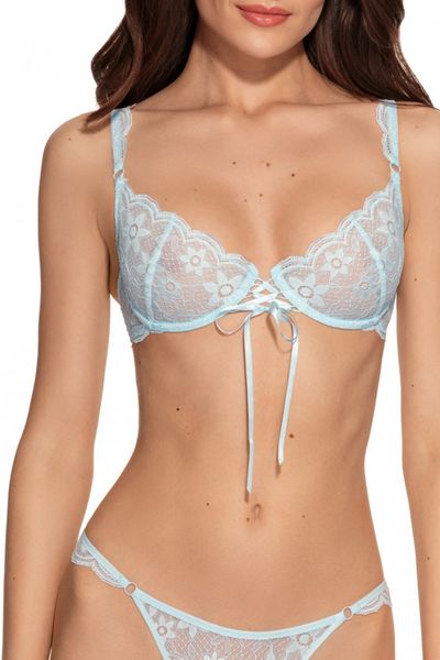 Soft cup bra LEXY crystal blue Jasmine 1418/10, Blue, 70B