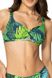 Soft swim bra green ELSY Jasmine 6319/12, Green, 70B