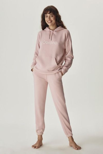 Флисовый теплый костюм нежно-розовый Obrana 604-6208-1