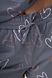 Пижамные шорты хлопковые серо-розовые Jasmine Sheryl 4702/92, серо-розовый, S