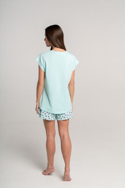 Pajamas cotton mint Naviale 100040-100027, Mint, XS