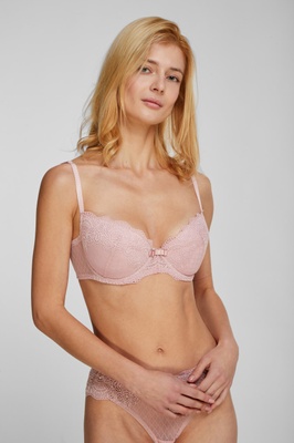 Bra with removable P-up based on padded cups pink MEMORY Kleo 3495.00.01, Pink, 75B