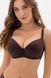 Bra molded cup without push-up chocolate DELY Jasmine 1031/70, chocolate, 70C