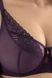 Bra soft cup dark violet HELY Jasmine 1433/32, Темно-фиолетовый, 75C