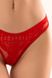 Lace panties thong Nicol red Jasmine 2110/29, Red, L