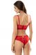 Bustier with soft cups red SHEL Jasmine 1465/29, Red, 70D