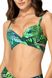 Push-up swim bra with molded cups green HOLI Jasmine 6318/12, Green, 70B