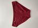 Marsala cotton slip panties plain 200-30 Obrana, burgundy, 42