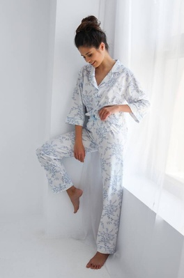 Blue cotton pajamas Rosie Sensis S2020239, Blue, XL
