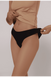 Seamless Brazilian panties Emilio black Luna L5161B, Чорний, L