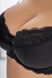 MACY 1301/14 напівм'який бюстгальтер black з мереживом Jasmine lingerie, Черный, 70D