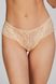 Beige Brazilian lace panties BRAZILIANA LACE Legs L800, Beige, M