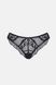 Exquisite Brazilian panties made of Italian lace black Nympha Kleo 3438, Black, M