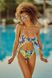 Двусторонний купальник с топом и плавками стринг разноцветный Anabel Arto 934-051/934-212, Разноцветный, 42B