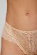 Beige Brazilian lace panties BRAZILIANA LACE Legs L800, Beige, M