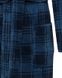 Elegant men's dressing gown URBAN blue Henderson 40986, Blue, L