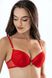 Push-up bra molded cup red CORI Jasmine 1114/29, Red