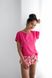 Пижама из хлопка (футболка + шорты) розовая Madalena Sensis S2020216, Розовый, S