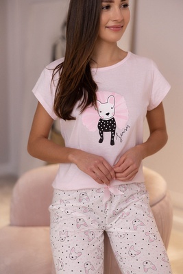 Хлопковая пижама розовая Sensis Ofelia S2020102