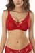 Bra soft cup red HELY Jasmine 1433/32, Red, 75C