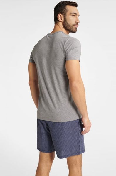Бавовняна чоловіча піжама-двійка WORTHY сіра Henderson 40668, серый, 3XL