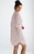 Ночная рубашка из вискозы на пуговицах пудровая Emilia Sensis S2020214, Пудровый, S