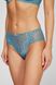 Stylish Brazilian panties with a medium rise, sea wave DAISY LU Kleo 4014, Blue, M