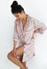 Нічна сорочка з віскози на гудзиках пудрова Emilia Sensis S2020214, Пудровий, S