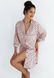 Ночная рубашка из вискозы на пуговицах пудровая Emilia Sensis S2020214, Пудровый, S