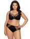 Soft bra with micro mesh black AVA 1923, Black, 90F