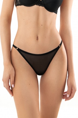 Panties black thongs Jeremy Jasmine 2136/32, Black, M