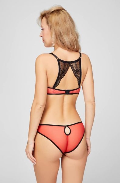 Kleo SO SEXY COQUETTE 2734.00.01 P-up bra with open neckline based on molded cups, Red, 75B