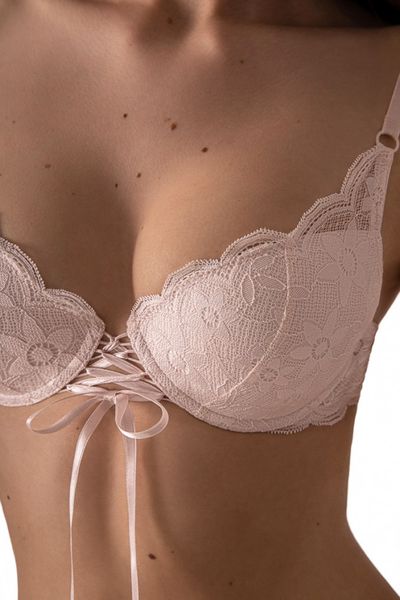 Push-up bra molded cup JAME rose powder Jasmine 1116/10, Рожева пудра