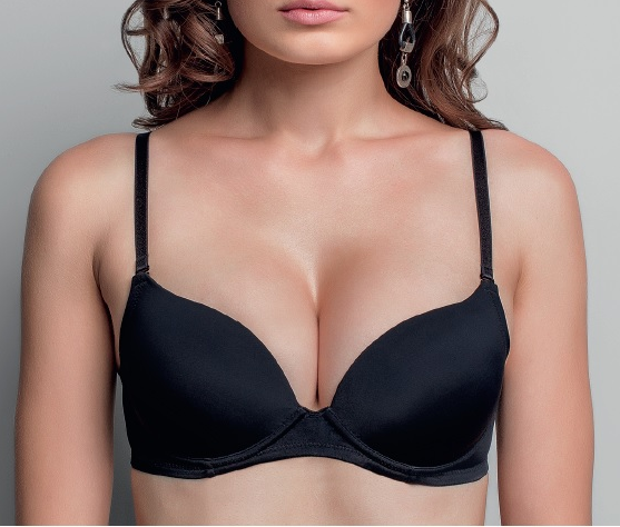 Бюстгальтер push-up формованная чашка черный Luna L1503A0 Viola