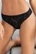Comfortable thong panties with standard fit black Naviale LU131-01, Black, L
