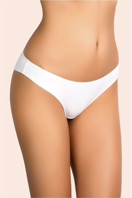 Comfortable panties - briefs with medium rise white CAMELIA Kleo 019M, White, L
