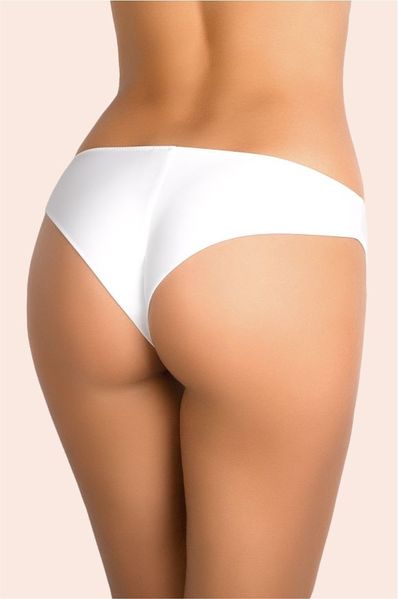 Comfortable panties - briefs with medium rise white CAMELIA Kleo 019M, White, L