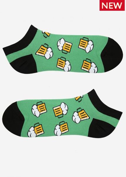 Шкарпетки чоловічі зелені Miss Marilyn FOOTIES MEN BEER 440943