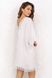 Пляжне плаття-туніка з віскози Anabel Arto білий 998-714, 02 белый, 42-44