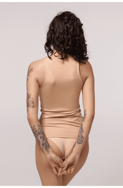 T-shirt long sports microfiber beige Tallo Luna LS001t, Beige, L