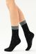 Шкарпетки жіночі бавовняні зелені LUREX POINT 03 LEGS W54, NERO/GREEN, 36-40