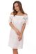 Стильне бавовняне плаття-туніка Anabel Arto білий 980-700, 02 белый, 46
