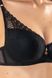 Bra molded cup without push-up black EVIN Jasmine 1123/32, Black, 70D